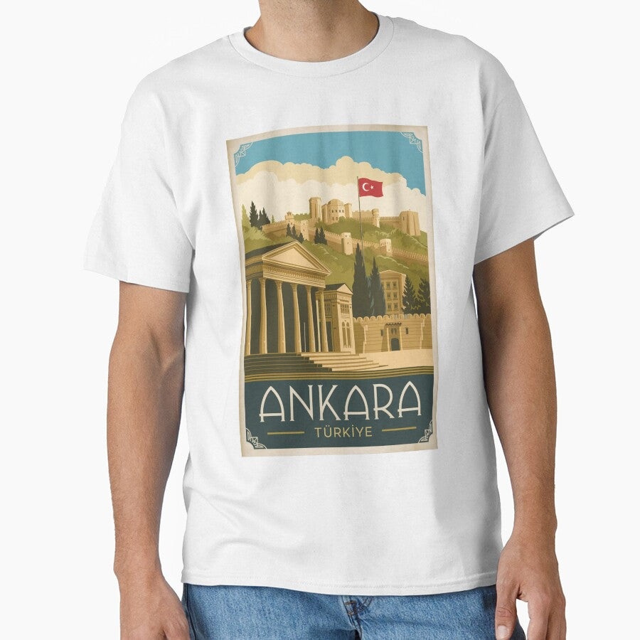 Ankara Vintage Travel Poster by TravelerRat
