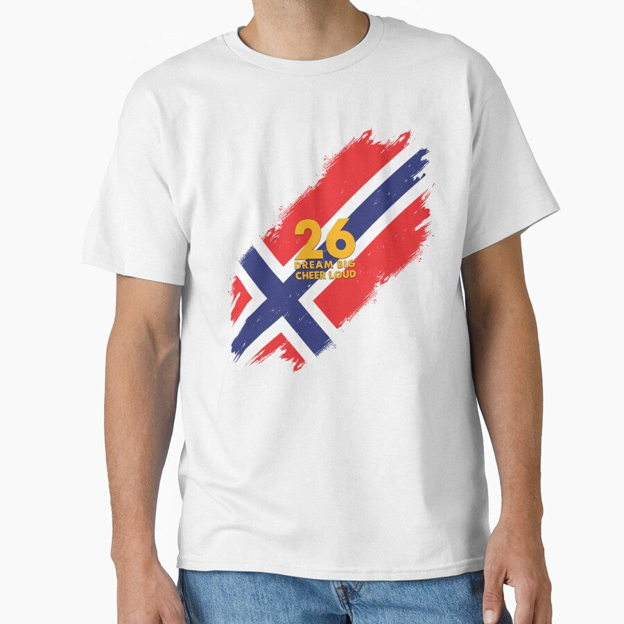 Norway Football 2026 Dream Big Cheer Loud by BananaPrint