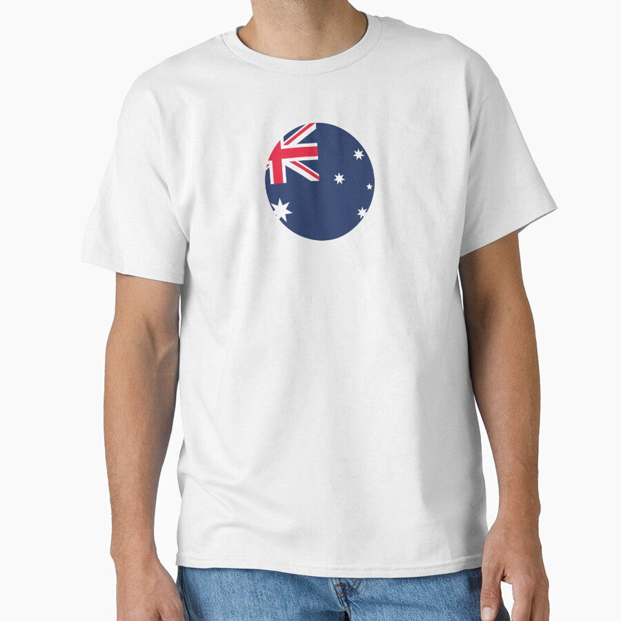 Australia Circle Flag (On Black) by STUDIO-72