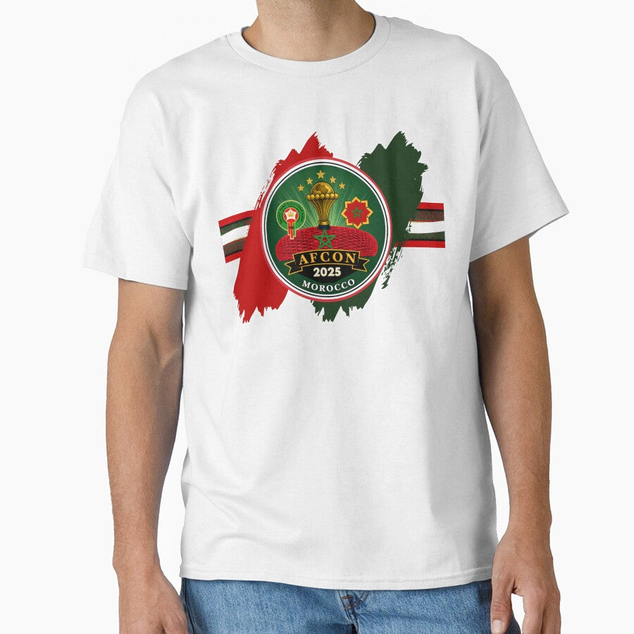 AFCON Sport 2025 Morocco • Prince Moulay Abdellah Stadium • Atlas Lions Football Emblem by InPrintedWord
