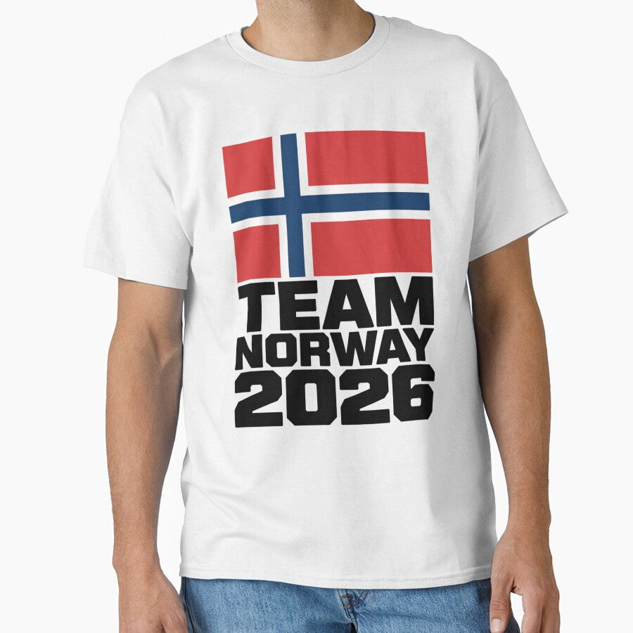 Team Norway 2026  Soccer Fan T-Shirt V5 by DBWStudios