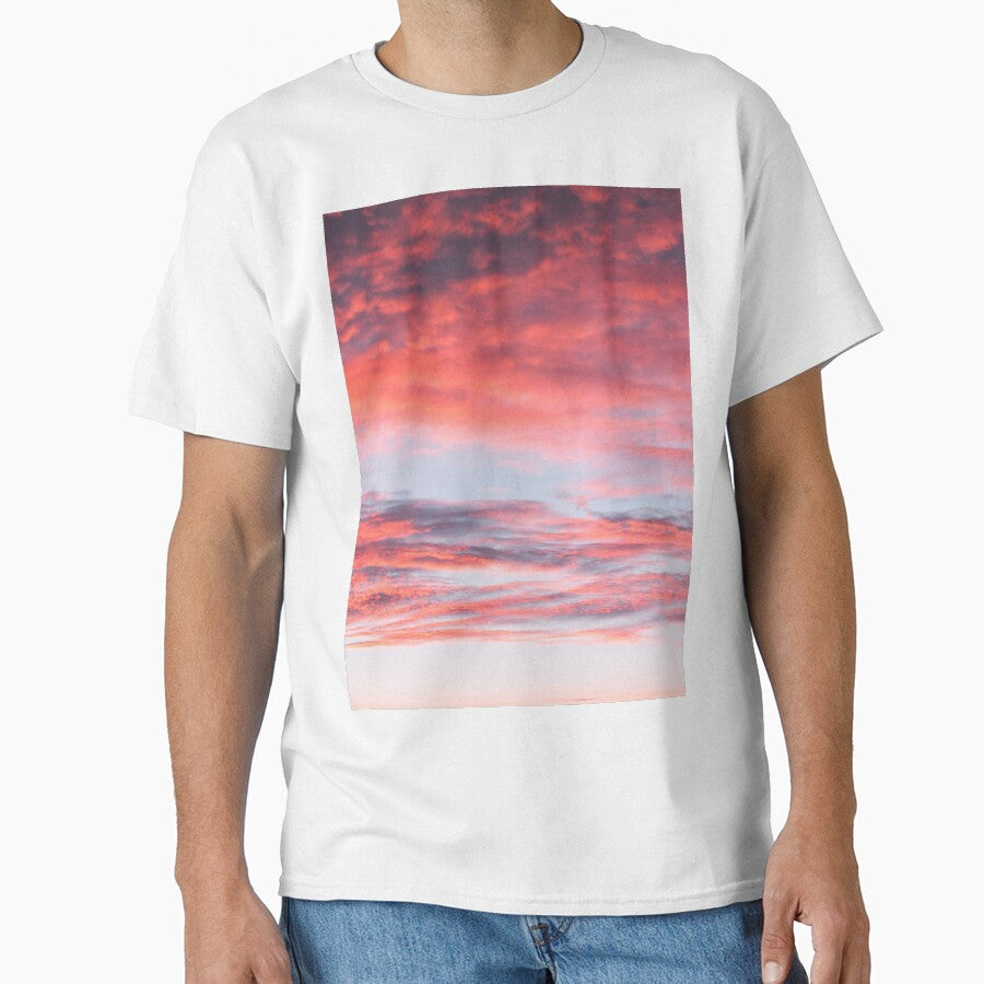 Beautiful Vibrant Pink Sunset Sky by newburyboutique