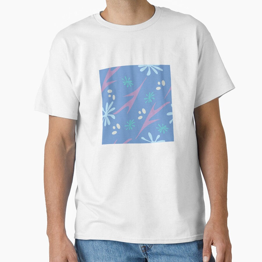 Mid-Century Drift - Soft Blue by trieschman