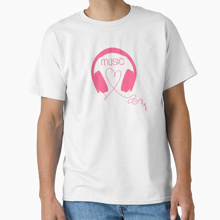 music love - headphone silhouette graphic design by hayrpictures
