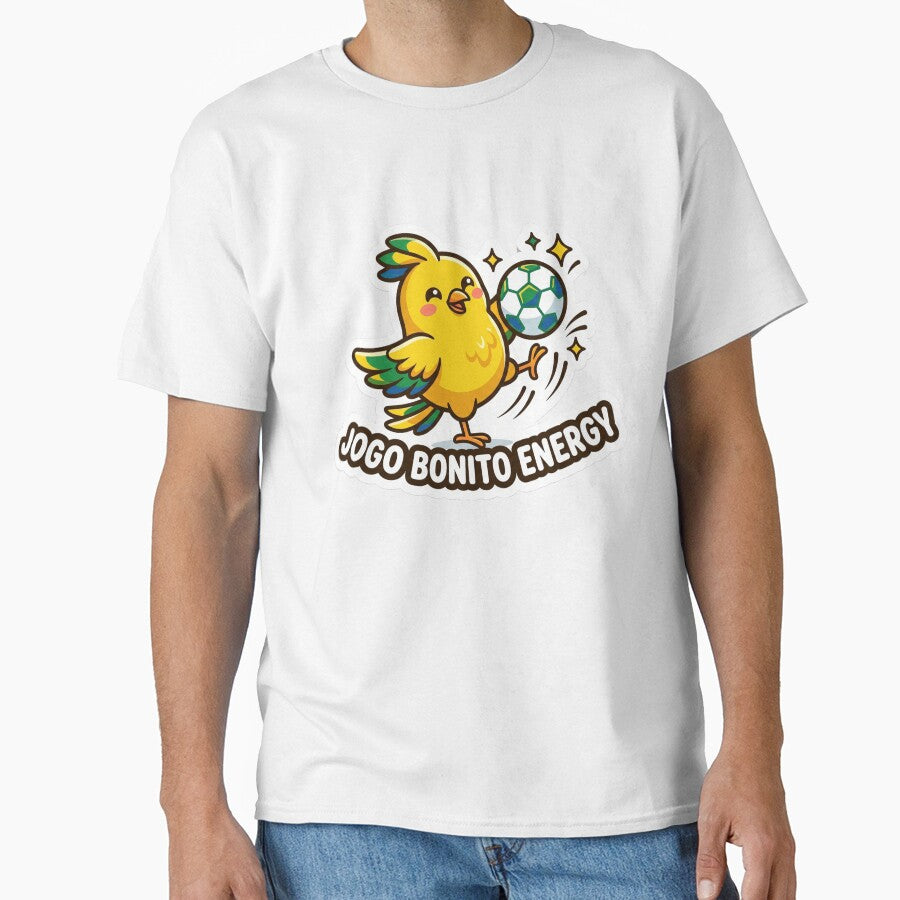 Jogo Bonito Energy Cute Brazilian Canary Football Soccer Sticker by Greemo03