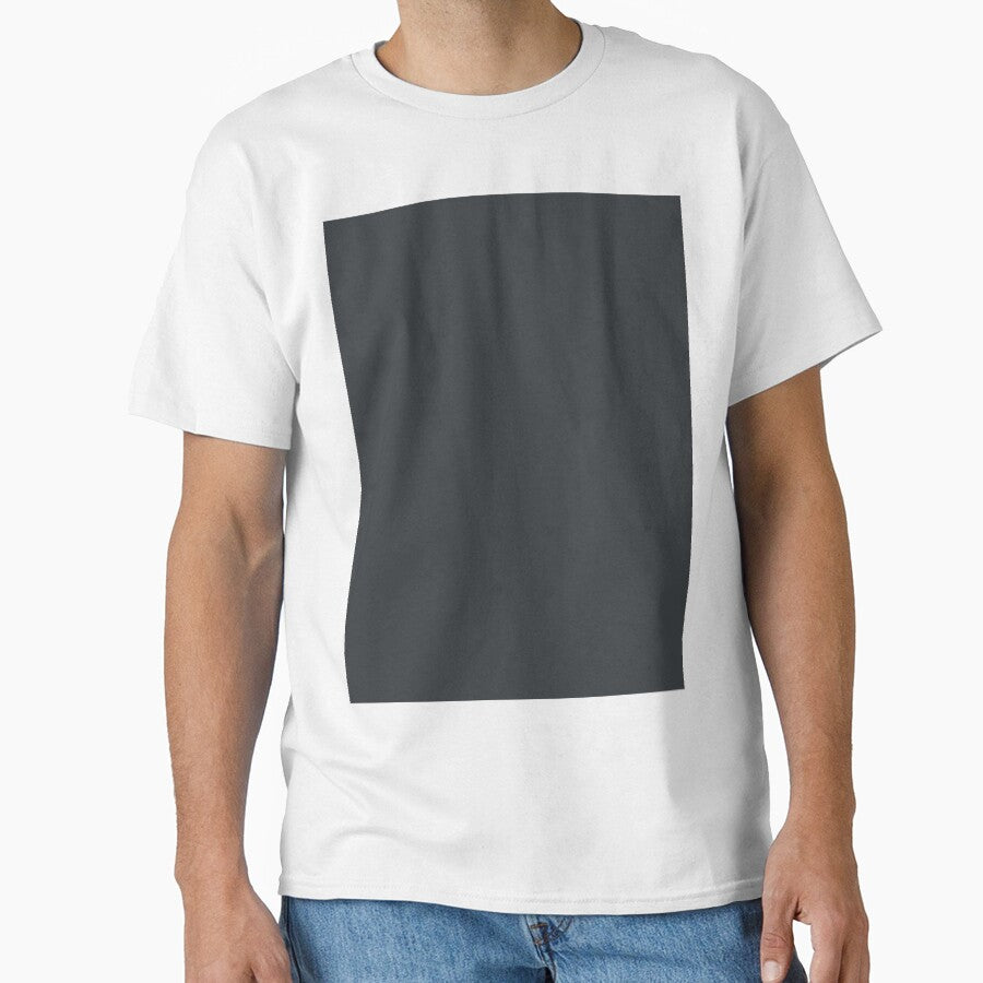 Plain Solid Color Strong Grey Chic Dark Grey Black Strong Gray by mimihuang creations