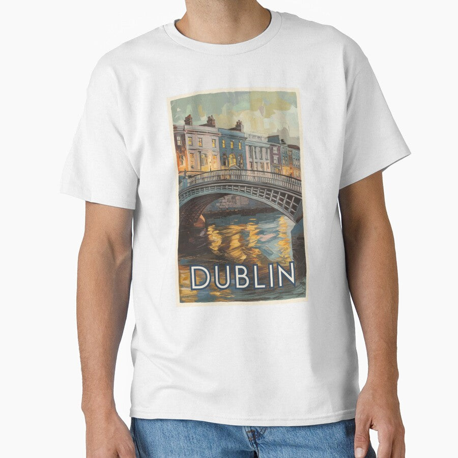 Dublin Vintage Travel Poster by TravelerRat