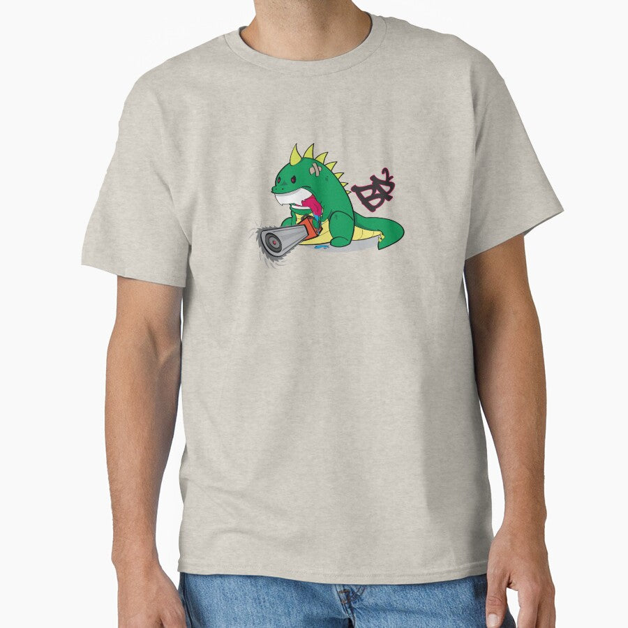 BP2 Dino Logo Scoop Neck Girly Fit by eL7e