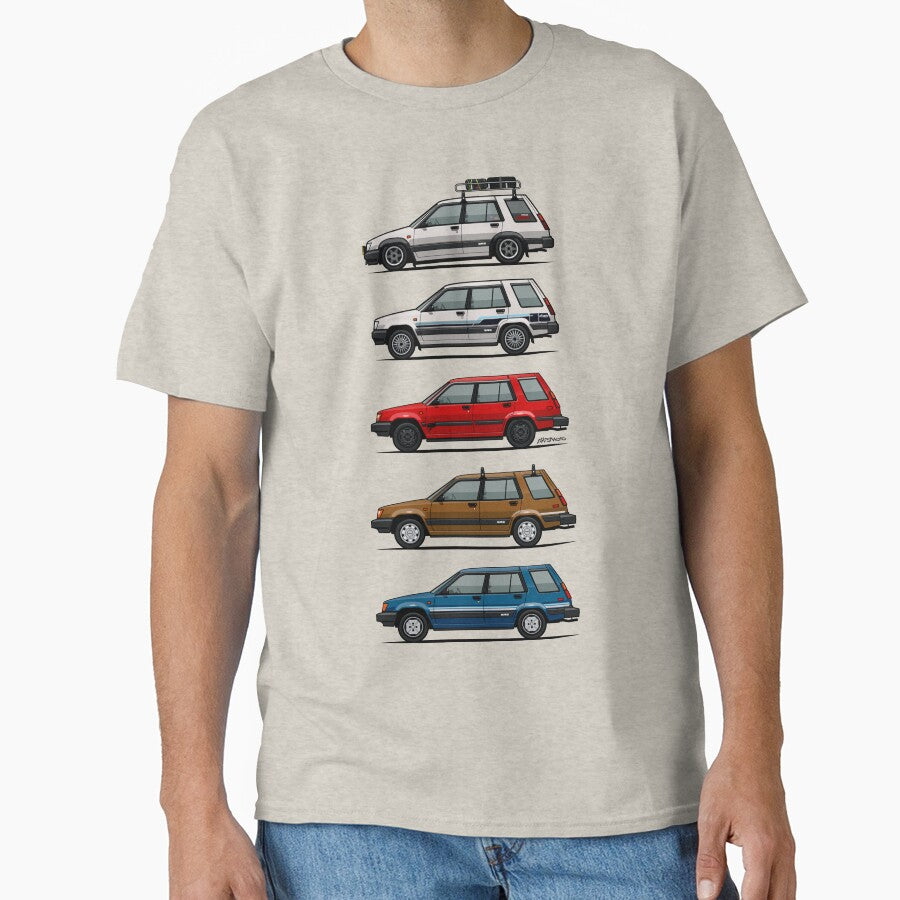 Stack Of Toyota Tercel Sr5 4wd Al25 Wagons by Monkey Crisis On Mars