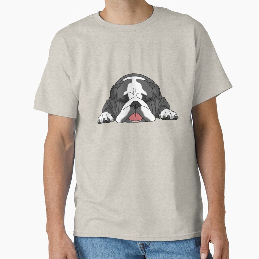 Bulldog Lover | Bulldog Sleeping Design | SmileyPupDesign by SmileyPupDesign