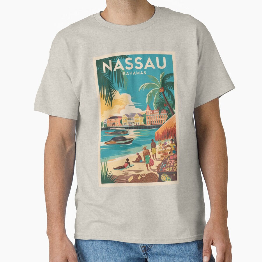 Nassau Vintage Travel Poster by TravelerRat