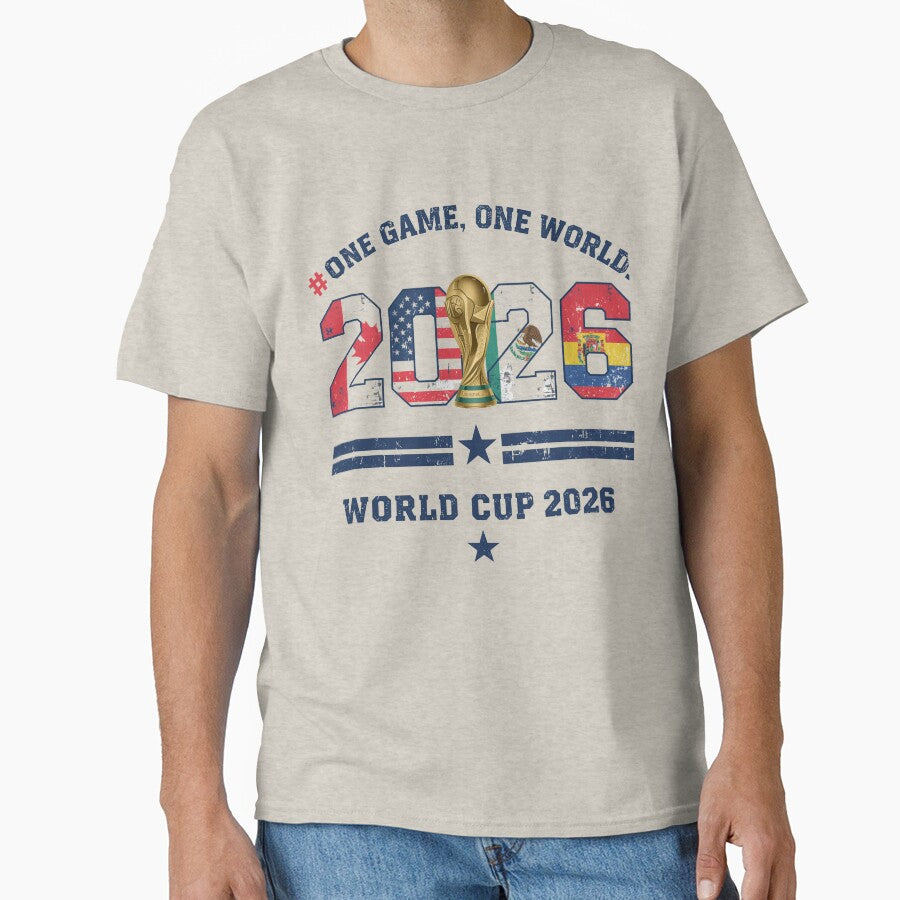 One Game One World 2026 Soccer Fan Hoodie by aminomen