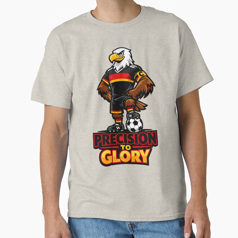 Germany Eagle Soccer Mascot – Precision to Glory Football Fan T-Shirt & Sticker by  Artistry in Motion by MADsrecreation