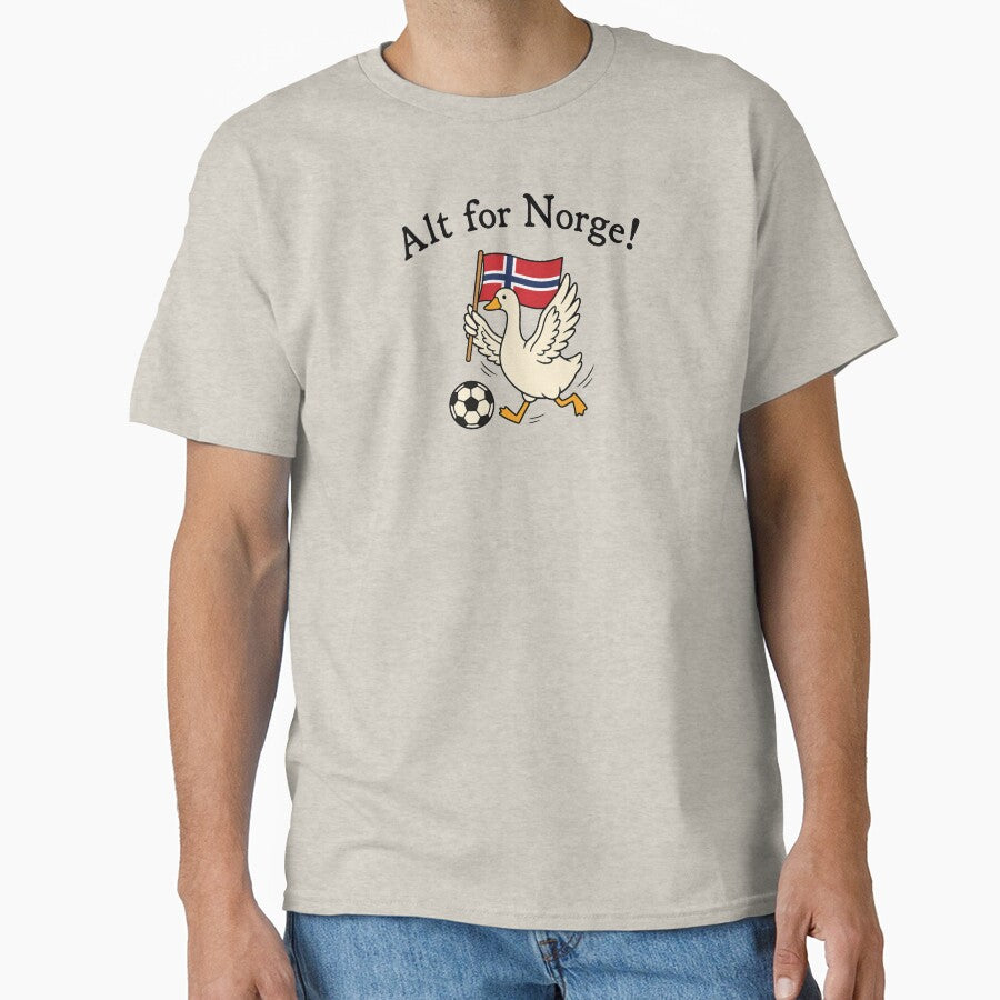 Alt for Norge! Norway, Norwegian Pride, Funny Goose by littlemiscat