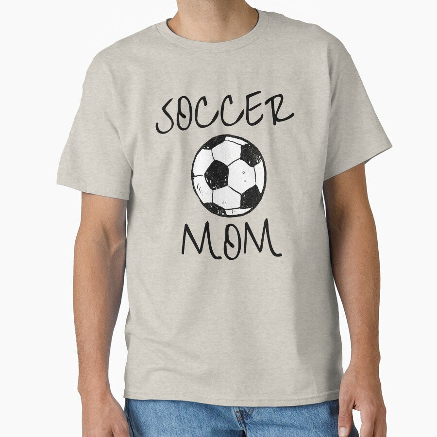 Soccer Mom Soccer Ball Distressed Sports Parent Graphic by donwillisjrart