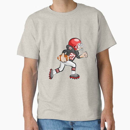American Football Cartoon Style 21/41 Classic T-Shirt