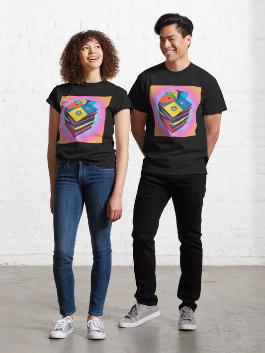 "Ctrl+Alt+Retro: Floppy Disk Frenzy" Classic T-Shirt