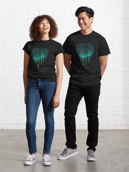 "Dripping Tropics: Surreal Palm Vibes" Classic T-Shirt