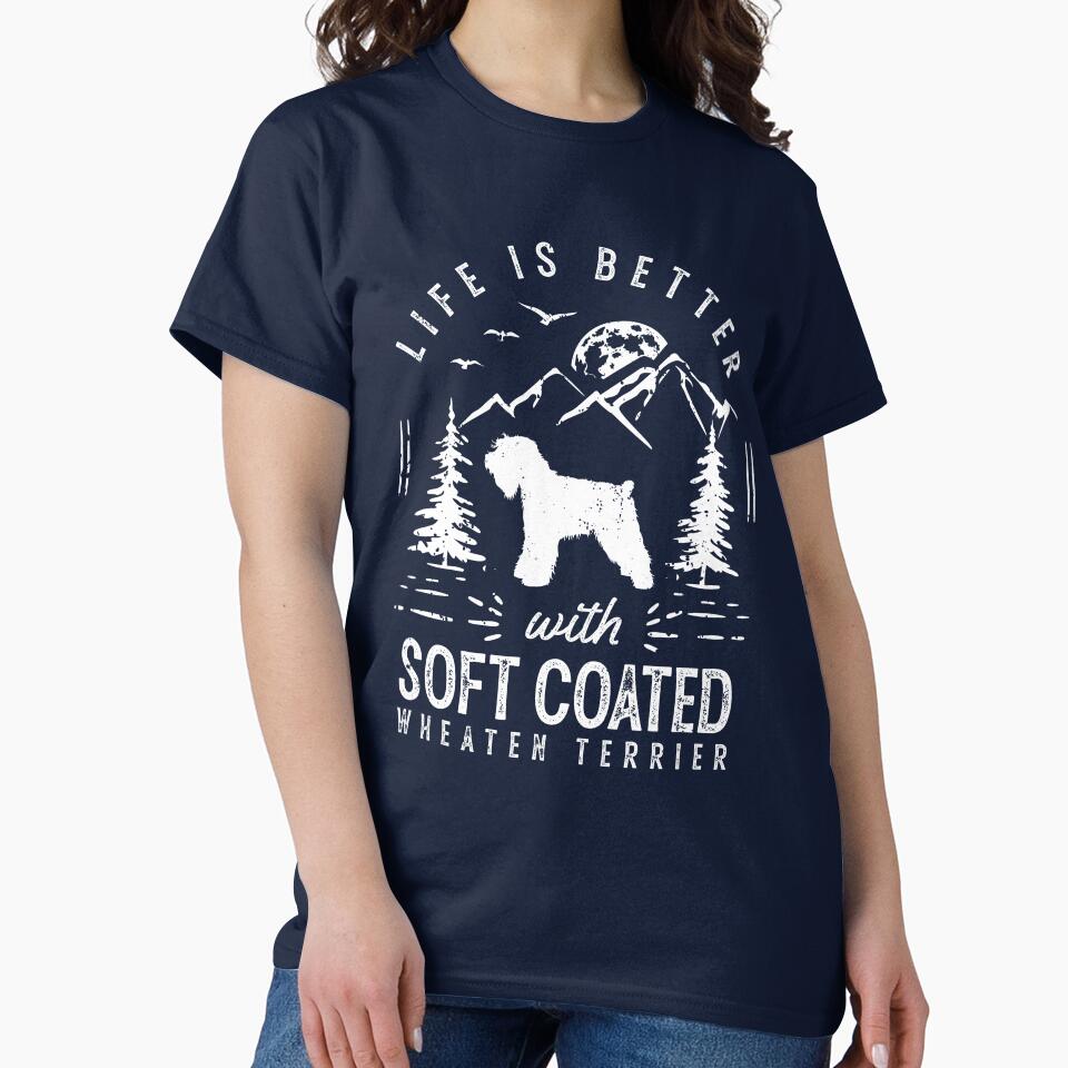 Life is Better with Soft Coated Wheaten Terrier Dog by rafaeltto