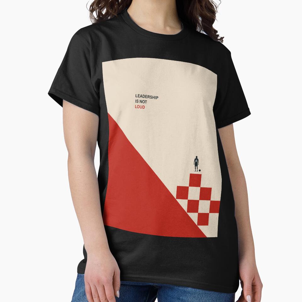 Luka Modrić Leadership Minimalist Football Poster by Studio pod Burom