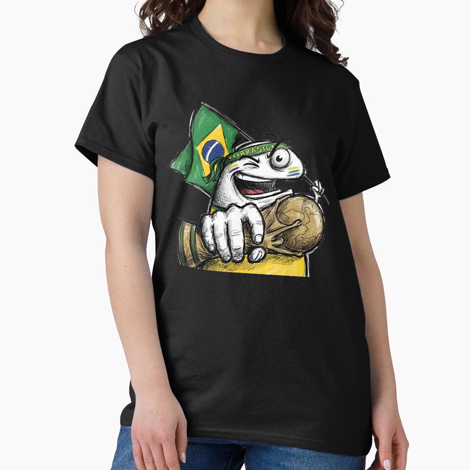Funny Brazil Soccer Fan Flork Meme - Brazilian Football Champion ArtFunny Brazil Soccer Fan Flork Meme - Brazilian Football Champion Art by Ayiyi Shop