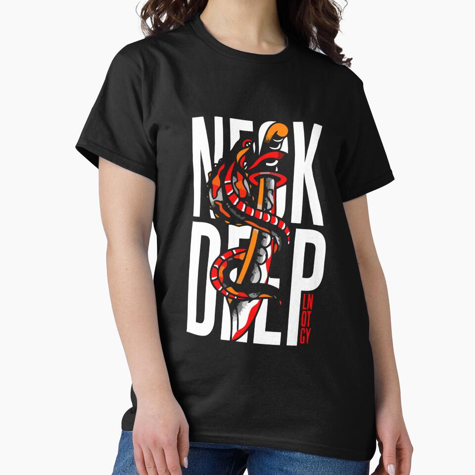 Neck Deep "snake in the text" by Zeemaliks