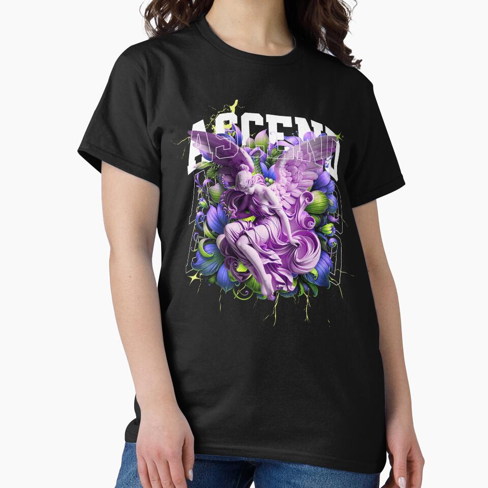 Colourful Angel Graphic Hoodie by TheInnerIndigo