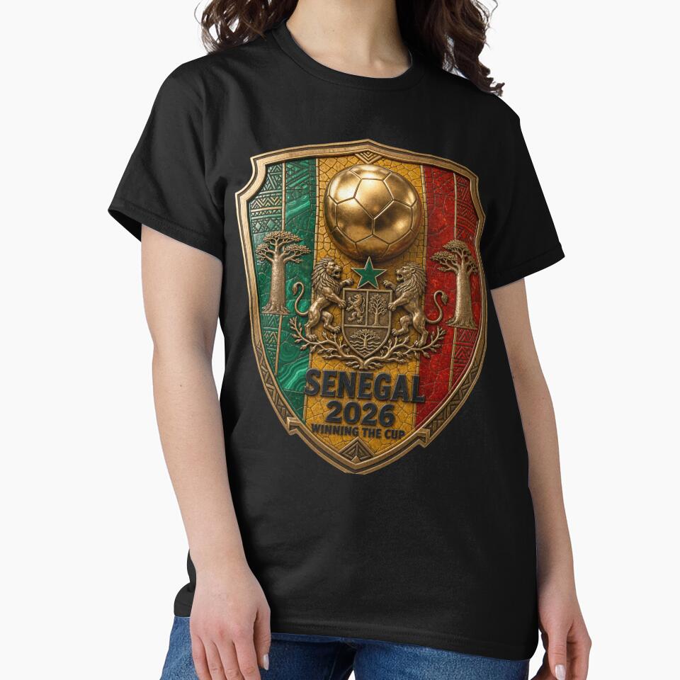 Senegal Soccer Fan Art | Luxury Crest | 2026 Soccer Tournament by BrickByDream