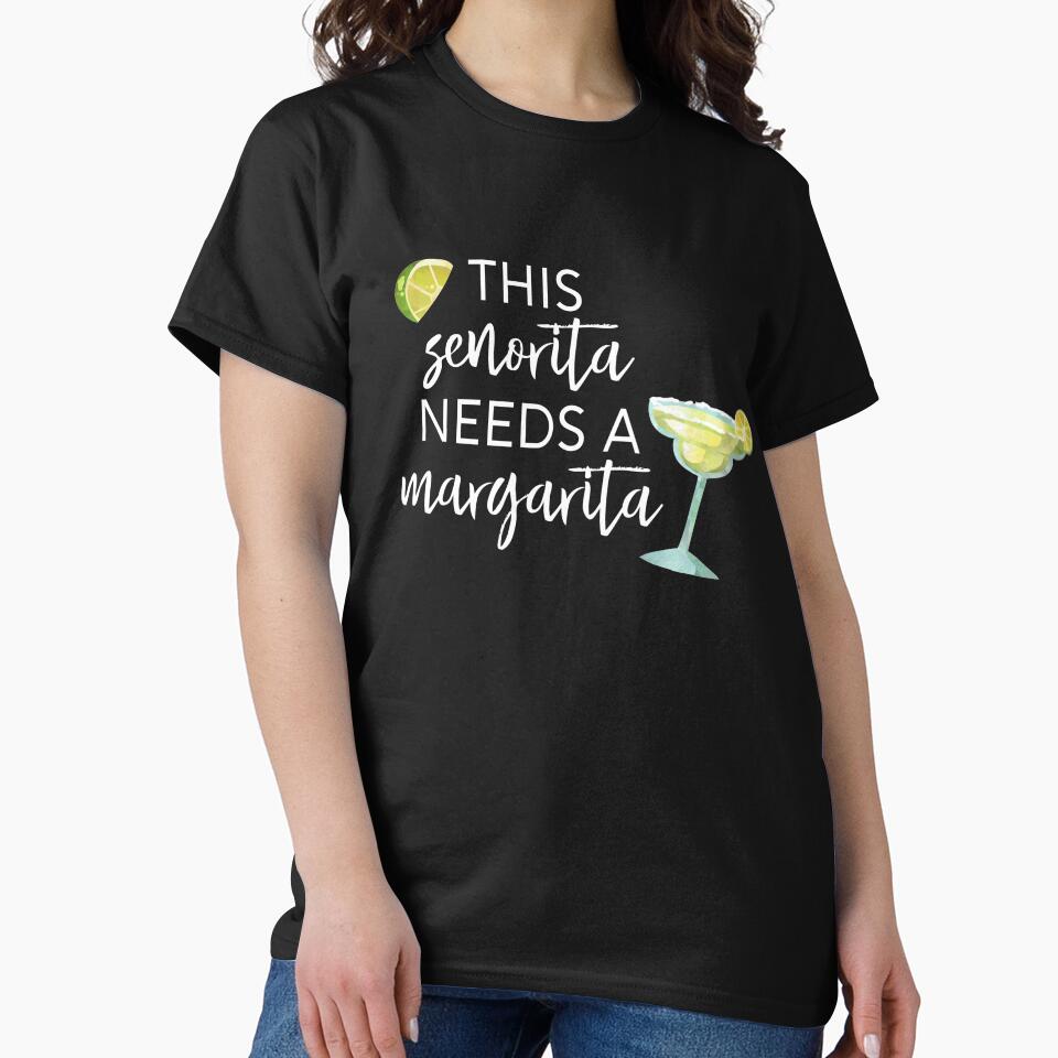 This Senorita Needs a Margarita by ColorFlowArt