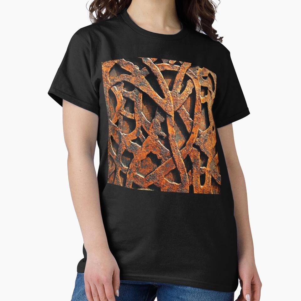 Industrial Urban Rusted Hues Metallic-Like Design Abstract by DEC02