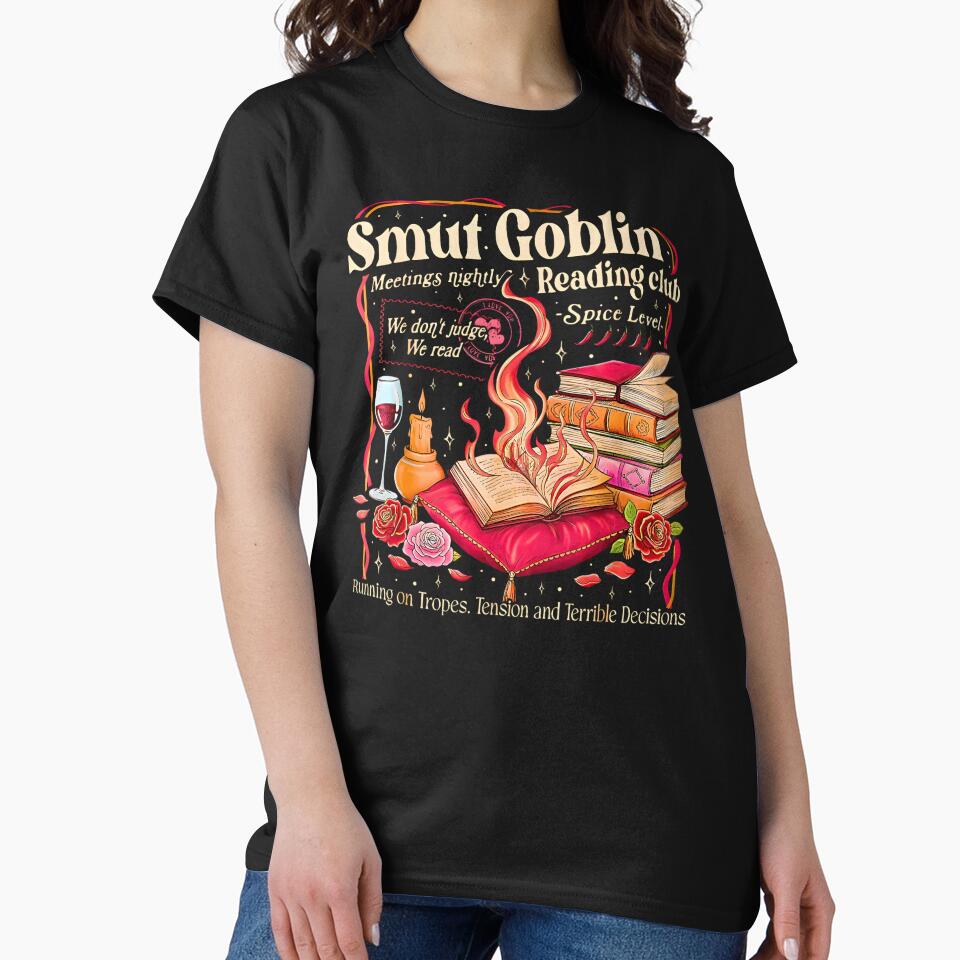Smut Goblin Dark Romance Bookish Romantasy Book Lover by Shobekshop
