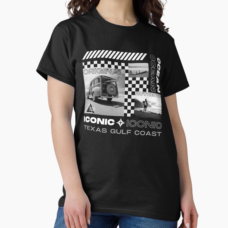 Surfing Street Wear, Ocean Iconic Branded Gulf Coast Design by OceanIconic