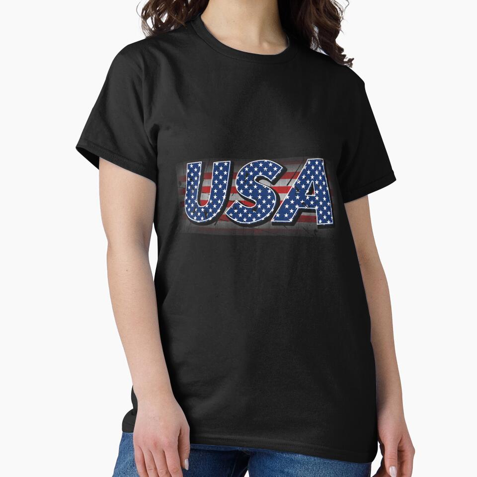 USA Stars T-Shirt for Men and Women by AllStarMerch