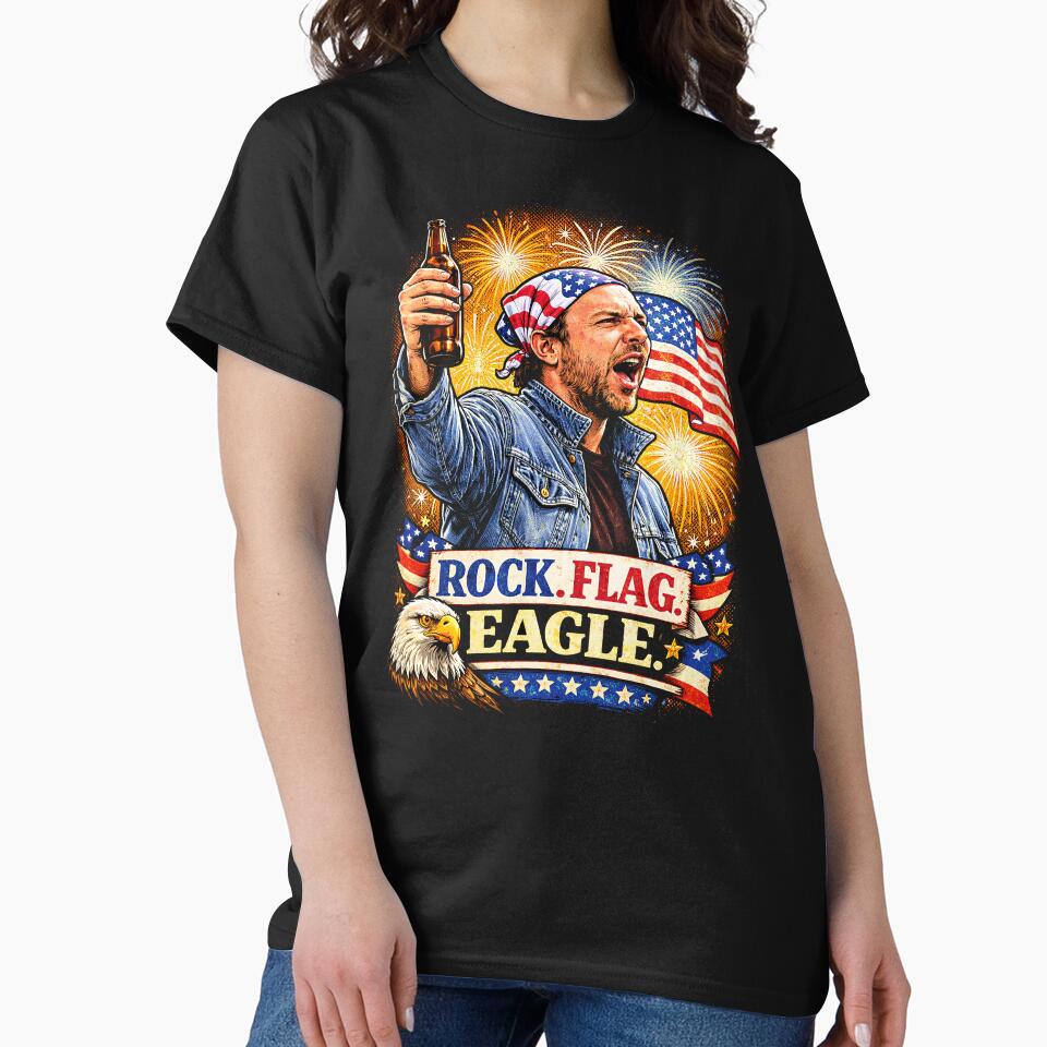 Rock, Flag, and Eagle by ChickenFund