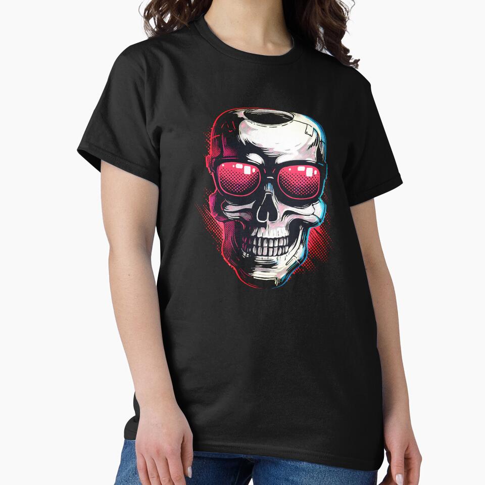 Stylish skull with sunglasses by Wawan35200