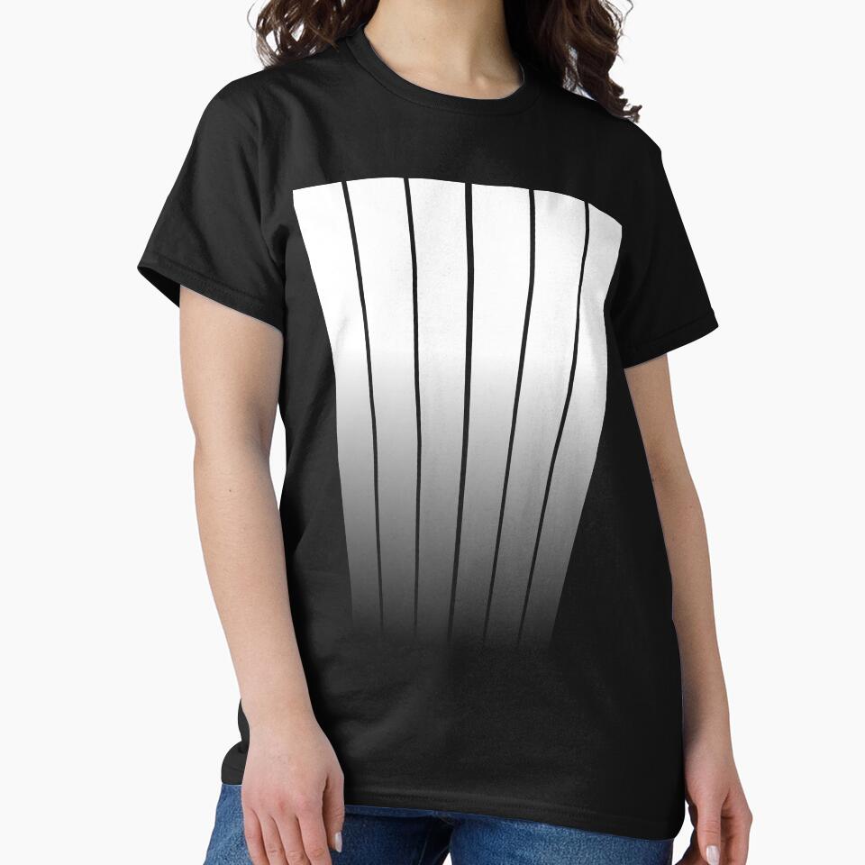 MINIMALIST GEOMETRIC VERTICAL LINES DESIGN - WHITE by CuPensky