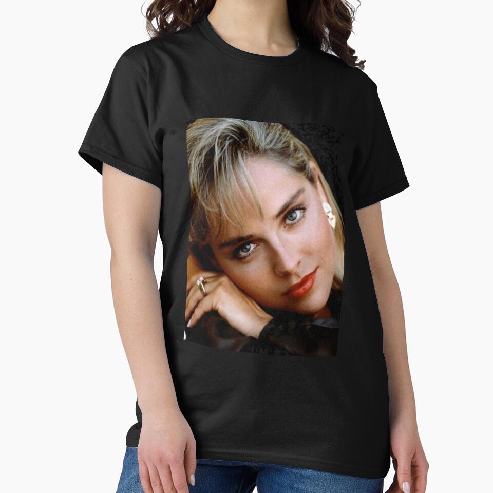 Sharon Stone Retro T-shirt, Sharon Stone Tee, Sharon Stone Tribute Shirt, Sharon Stone Homage Tees by lavonedunbar