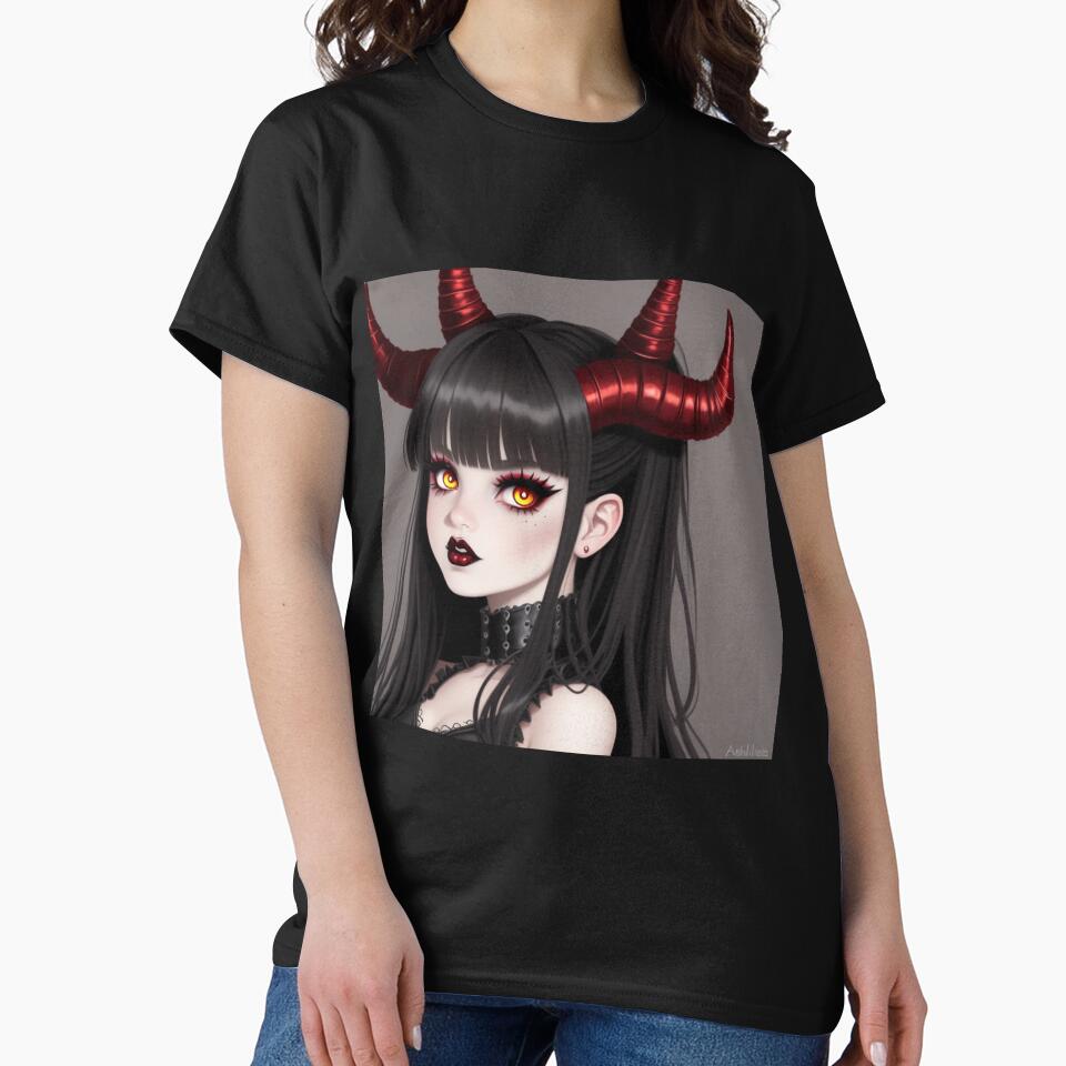 Goth Girl Cute Artwork 6 by GothShop