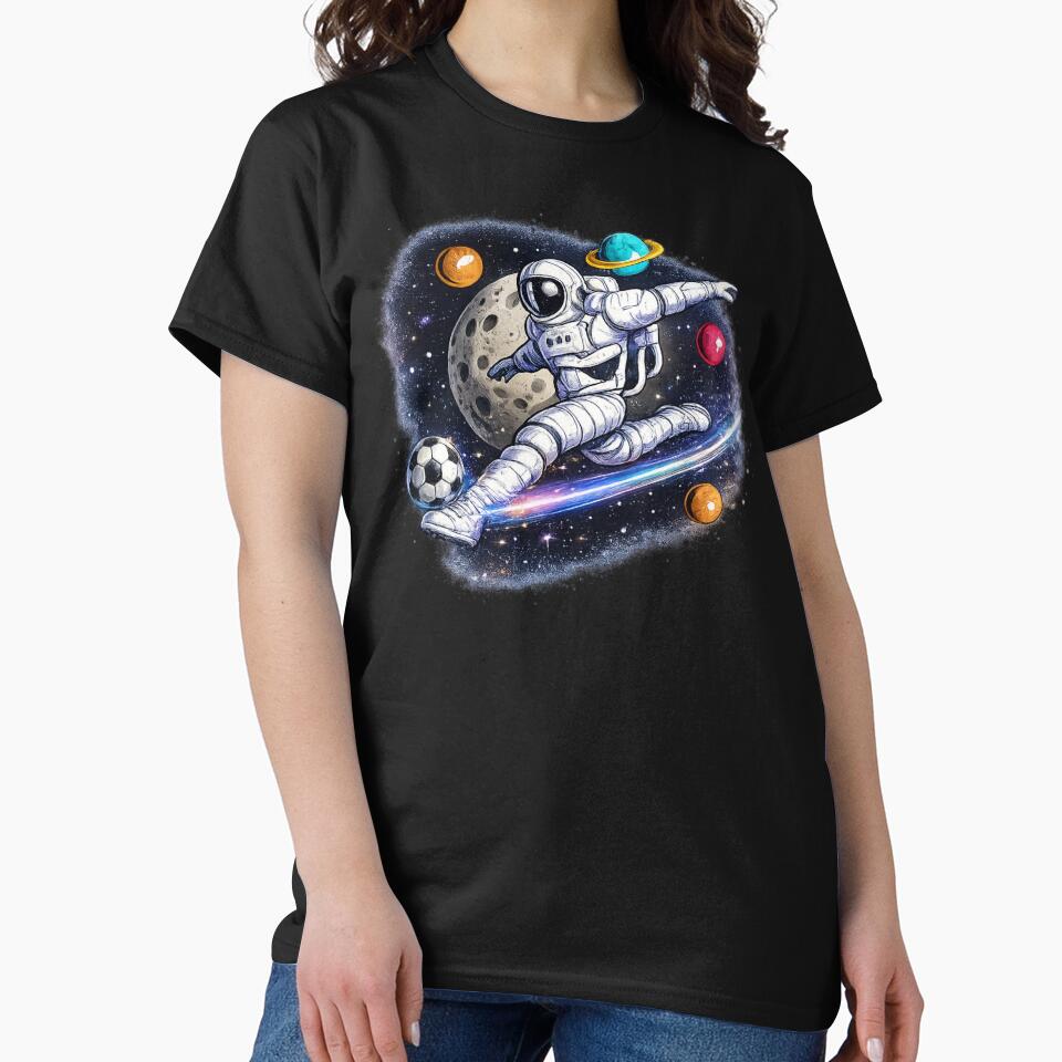 Kids Soccer Astronaut Gift by Corvoria