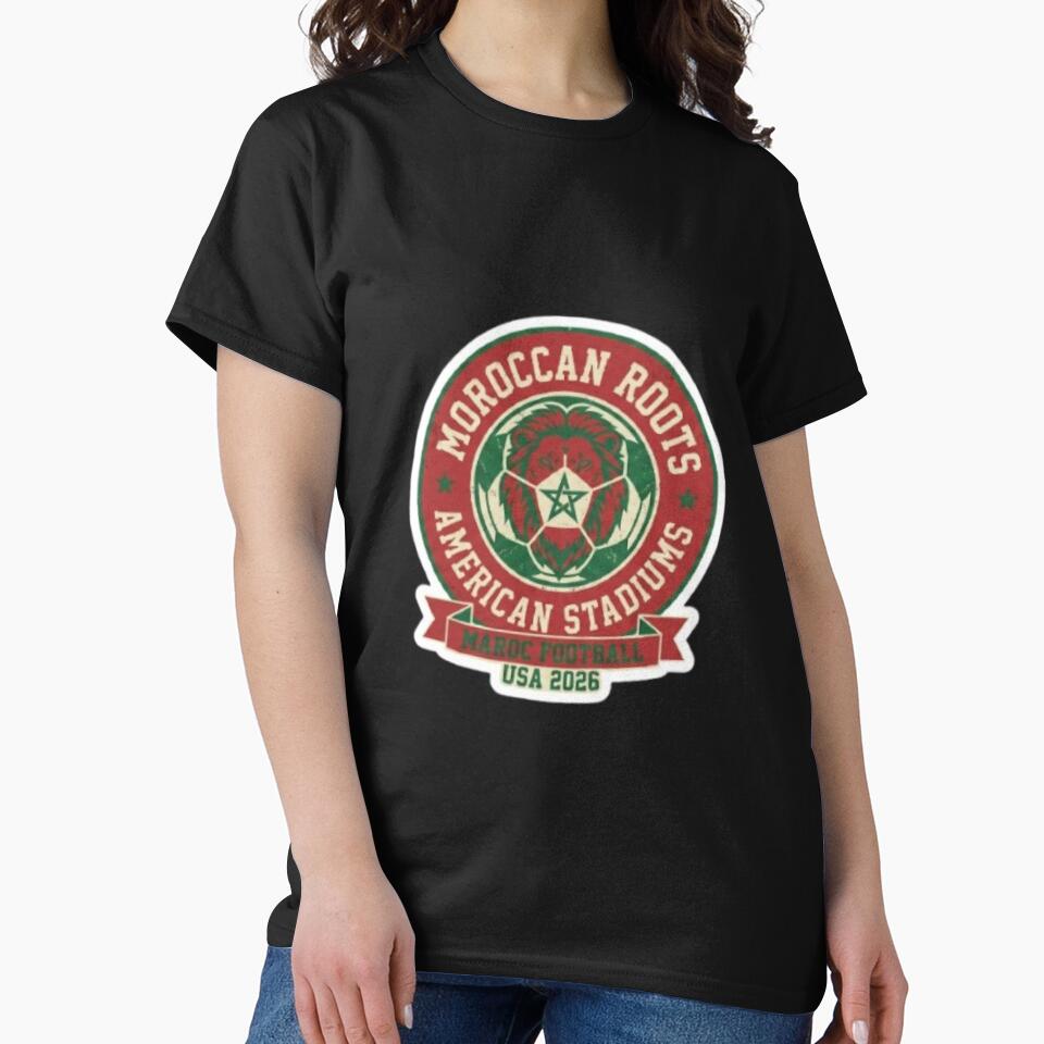 Moroccan Roots American Stadiums - Vintage Maroc Soccer 2026 by Harrak Housni