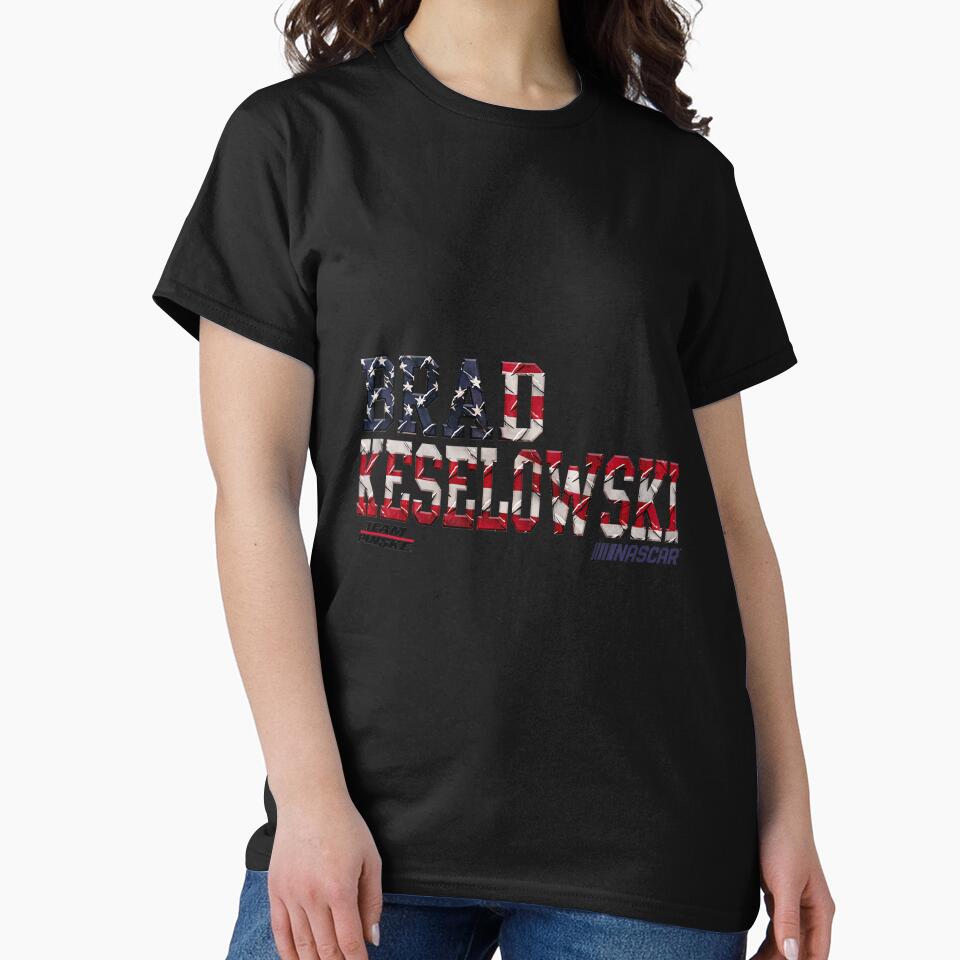 NASCAR - Brad Keselowski - Americana Premium Tri-Blend by MichelleELawren