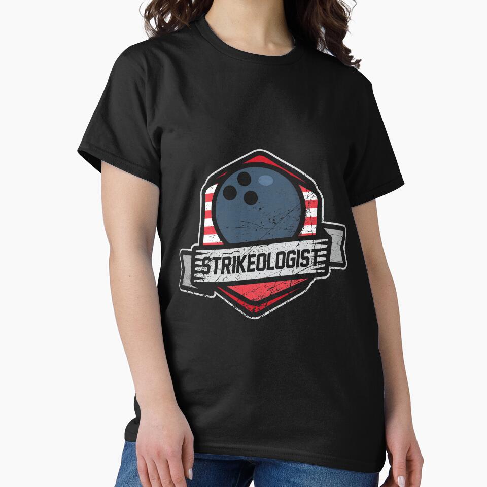 Strikeologist Bowling T-Shirt for Men and Women by AllStarMerch