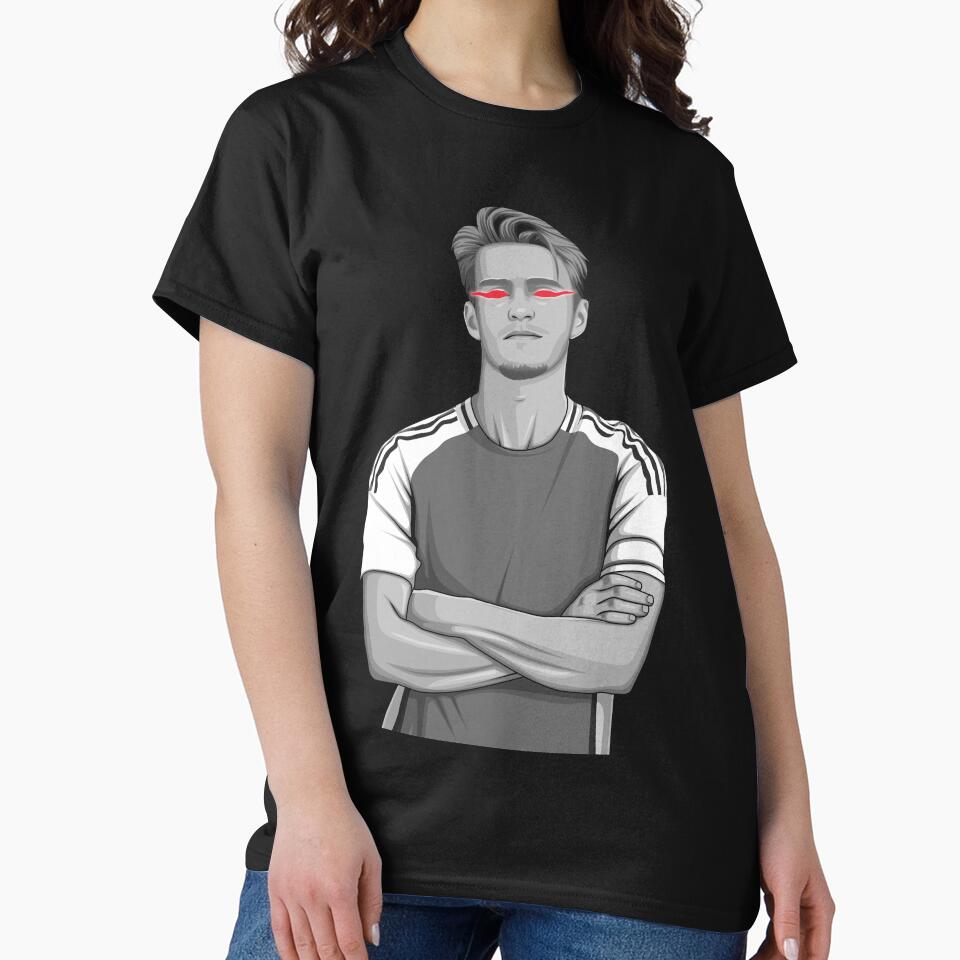 Martin Ødegaard Black and White Version by Aldduardo