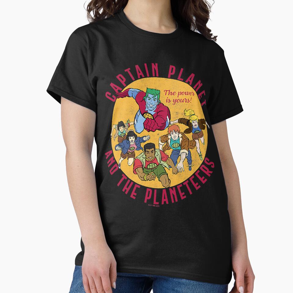 Captain Planet And The Planeteers Retro Logo by JezenbelLuiz