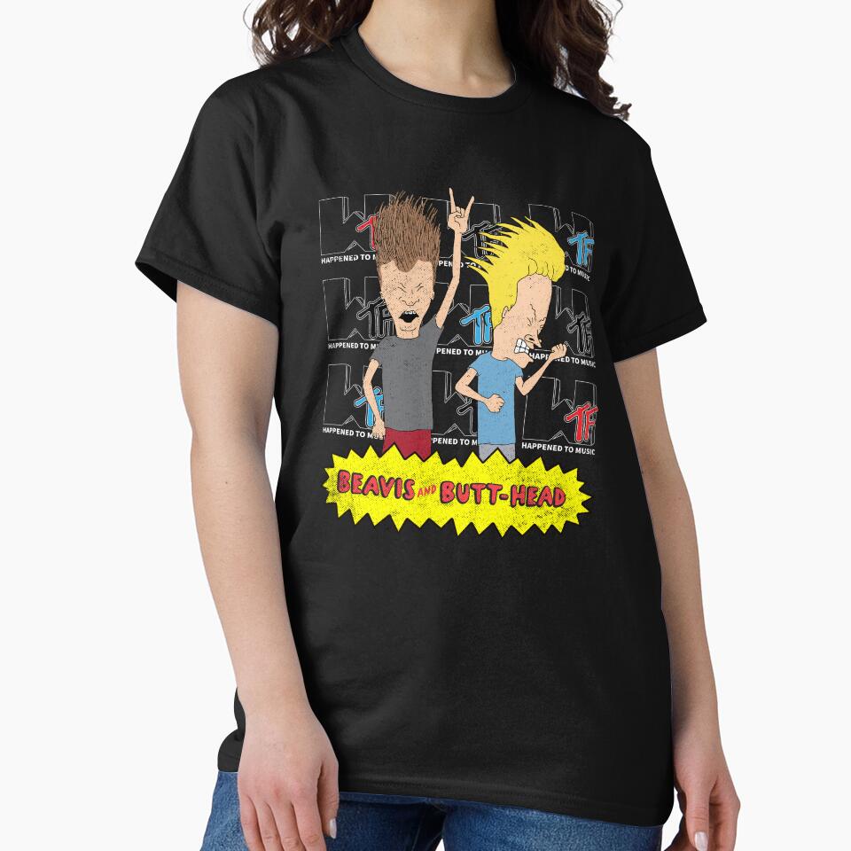 Béavís And Bútt Héad WTF Happened To Music Classic , Bévis Bútthead Vintage  Unisex, Bútthead Music Tee by newillcheryp