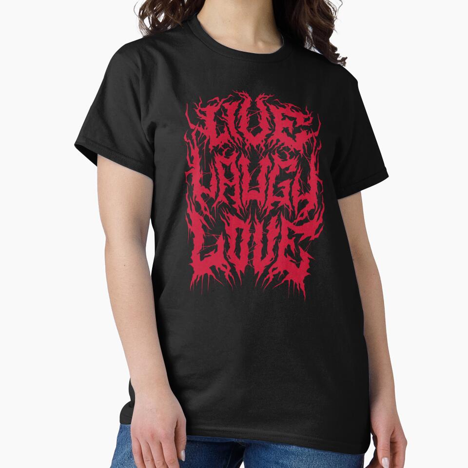 Live Laugh Love - Grunge Aesthetic - 90s Black Metal by Nemons