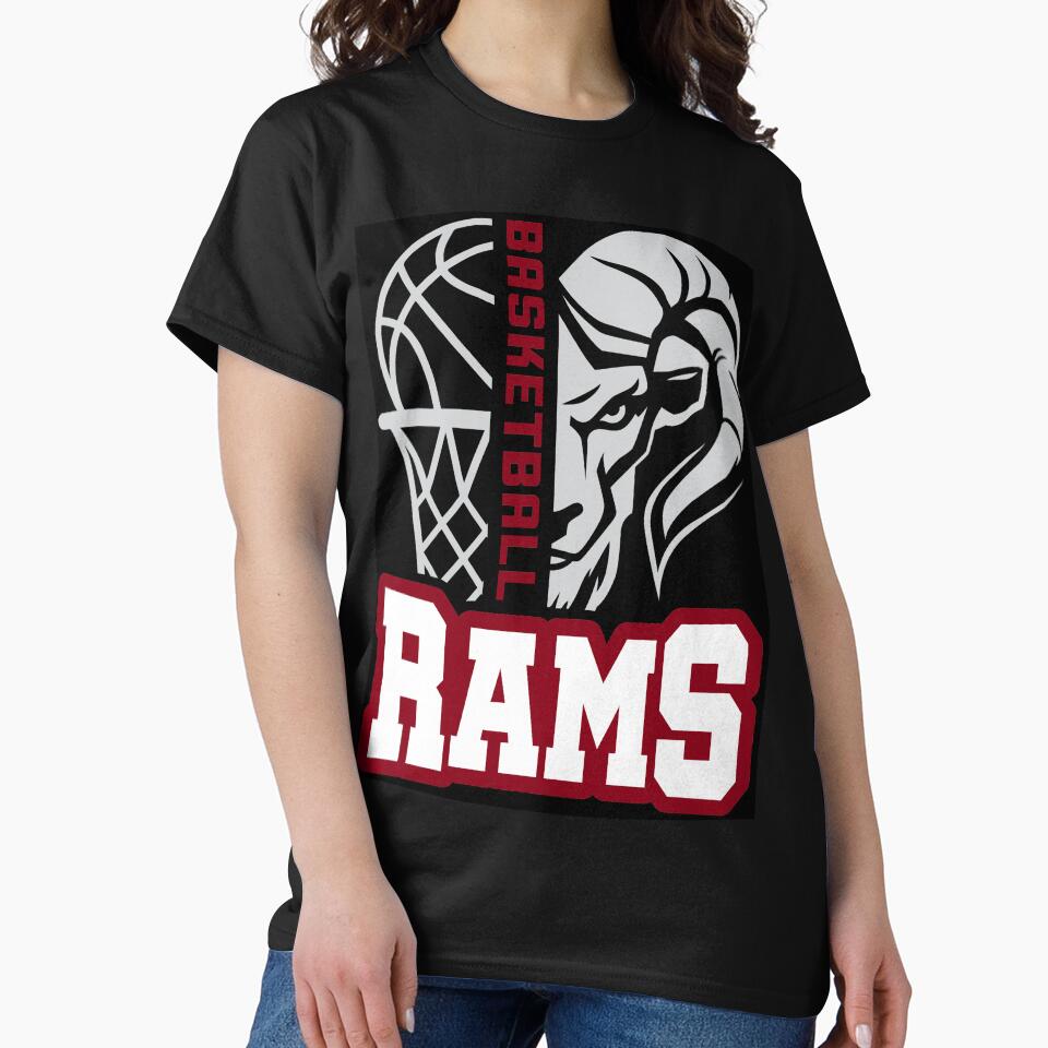 Rams Basketball Black by bekagraham