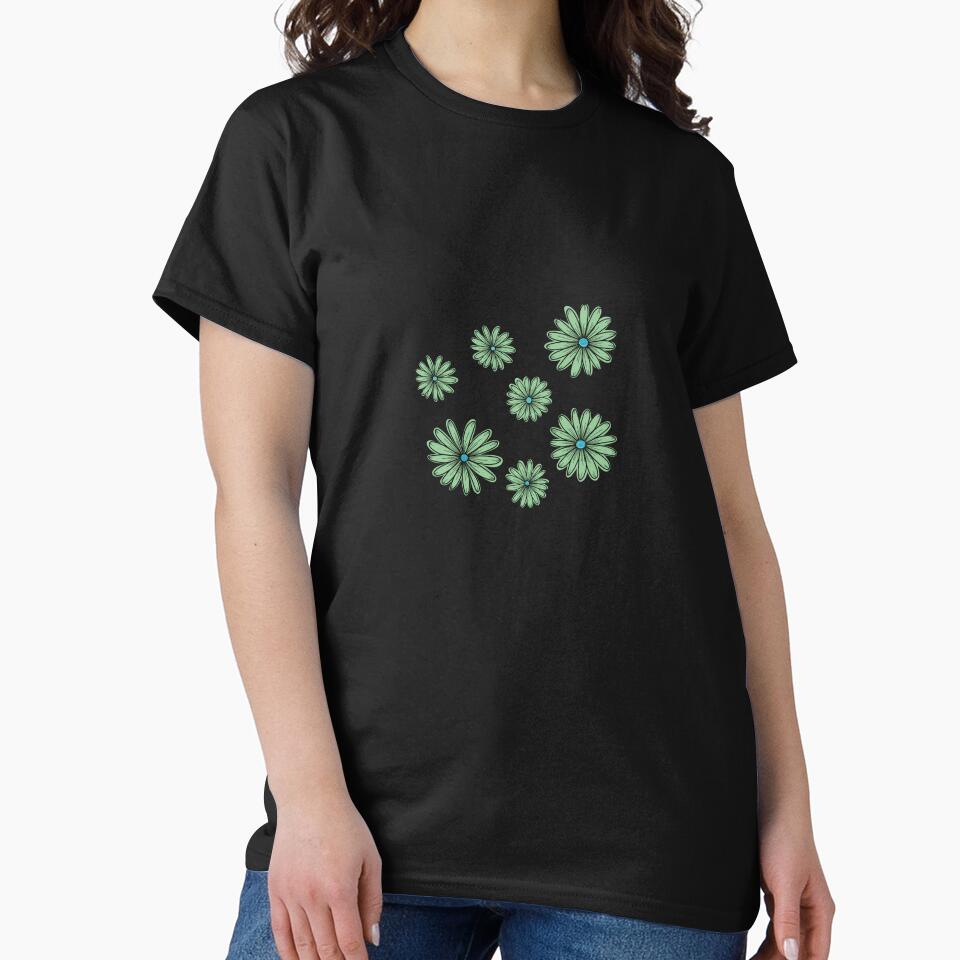 Copy of Y2K electric green daisy flowers sticker- cyberpunk flowers by Aesthetica-1