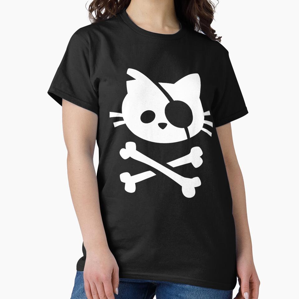 Cute Pirate Cat | Skull and Crossbone by taylorsmith03