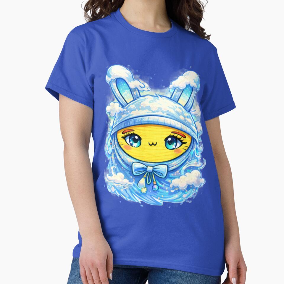 Air Ice Bunny Spirit – Dreamy Cloud Cute Bunny by InnerwayStudio